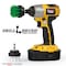 Drill Brush Power Scrubber By Useful Products 5 in W 5 in L Brush, Variety 2in-S-GW-QC-DB - alternate 2